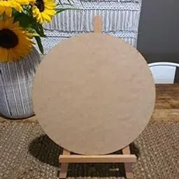 4 Piece (12inch*12inch,3.40mm Thickness) Round MDF Boards for Art and, for Craft Work, DIY MDF Cutouts-picture-19