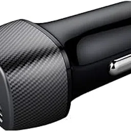 65 W Fast Charging Car Charger, Quick Charge Car Plug for iPhone, Android, Tablets & More, High-Speed Compact Car Power Charger Dual USB Car Charger, Quick Charge 3.0, 2.4A Output,Black-picture-31