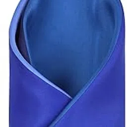 louis philippe Men's Polyester Blue Print Formal Pocket Square, Free Size-picture-19