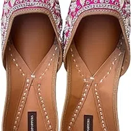 pind poppers Handmade Traditional Punjabi Jutti – Authentic Ethnic Footwear for Women | Comfortable, Stylish, & Versatile Juttis for Every Occasion-picture-30