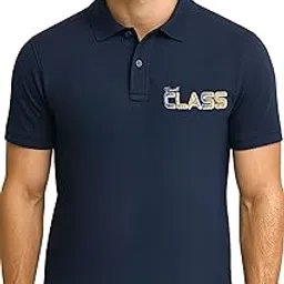 cavalli class Solid Cotton Rich Polo T Shirt | Collar Tshirts | Half Sleeves T-Shirt | Plain-Regular Fit Tshirt-picture-51