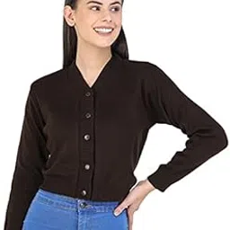 femula V- Neck Women Full Sleeves Stitched Blouse-picture-20
