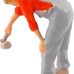 1:87 Miniature People Figurines for Scene Layout Accessories Orange Gray | Model Railroads & Trains | Ho Scale | Parts & Accessories | Figures & People-picture-25