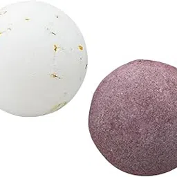 CALANDIS 2Pcs Natural Essential Oils Bath Ball Scented Bath Salt for Bubble Spa Bath | Bath Bombs & Fizzies | Bath &-image-2
