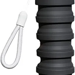 bnf® Folding Water Bottle Portable Drinking Cup For Mountaineering Camping Travel Black|Sporting Goods-image-8