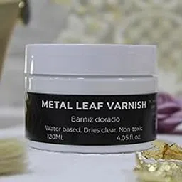 Metal Leaf Varnish 120ml by Get Inspired image 1