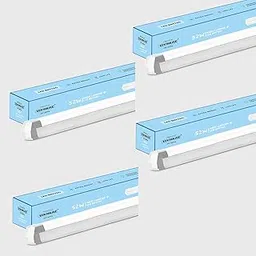 50 Watt Cool White LED Tube Light Batten (6000K) - 4 Feet Energy Efficient Slim & Bright LED Tube lights for Home, Office, Shop or Store - Fits Wall/Ceiling/Hanging Clamps - Pack of 4-picture-25