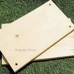 Waterlily House's Wooden Planks, Natural Pine Wood Planks (Pack of 2), Planks for Macrame Craft (30 X 14 X 2) cm-image-51