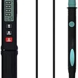 BABATOOLS DT-02 Pen Type Digital Multimeter Smart AC/DC Voltage Tester Voltmeter Capacitor with LCD Color Display, Battery Operated Portable Pocket Multimeter (Black 6000 Counts)-image-71