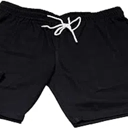 Mens Cotton Shorts|| Black Colour || Free Size || Elastic and Adjustable-picture-14