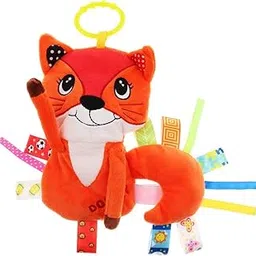 ATORSE Baby Kids Pram Handbell Stroller Hanging Plush Toys Orange Fox-picture-51