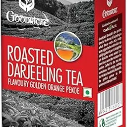 GOODRICKE Roasted Darjeeling Tea - 250gm (Pack of 1) | 100% Pure & Original Long Leaf Chai | Flavoury Golden Orange Pekoe | Premium Black Loose Leaves Tea with Rich Taste & Flavor-picture-19