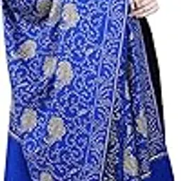 swi with label Women's Kashmiri Hand Embroidered Pure Wool Shawl-picture-19