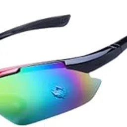 KACHEEG® Outdoor Sports Sunglasses for Men & Women | Cycling Running Motorcycle Wind Protection Eyewear|Red-image-34