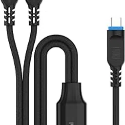 Stuffcool Duplo 140W Dual Type-C Cable 1.2m Nylon-Braided Dual USB-C Connectors with Smart E-Marker Chip Fast Charging for MacBook Pro Laptops Smartphones PD PPS Devices 480Mbps Data Sync-picture-40
