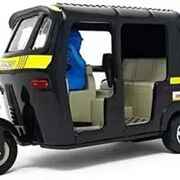 Min Toy Big Auto Rickshaw - Black - Baby image 1