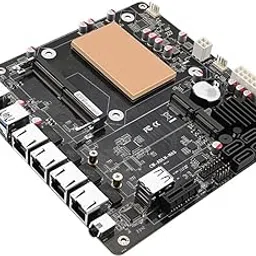 CWWK PC Cwwk N100/I3-N305 Six-Bay Nas Monster Board/4 Network 2.5G/6 Sata3.0/2 M.2 Nvme/115X Radiator Mini ITX DDR5 Board Type Motherboard (Nas Board-N100+Fan)-picture-22