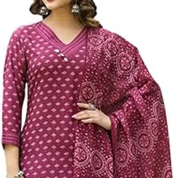 vaamsi Women's Maroon Rayon Blend Floral Straight Printed Kurta Pant With Dupatta Set | Office Wear Straight Kurta Set | Printed Salwar Suit For Women-picture-55