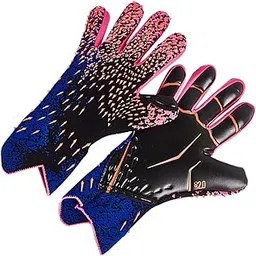 MERISHOPP Goalkeeper Gloves High Performance for Children Adults Nonslip Soccer Gloves Red Size 8-image-35