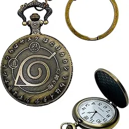 loopsie Vintage Pocket Watch Keychain Collection | Antique Bronze Finish | Functional Quartz Watch Keychains for Men & Women | Timeless Collectible for Dad, Mom, Friends & Loved Ones | Scratch Resistant & Rust Proof-picture-28