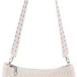 TEXTURED SINGLE STUDDED STRAP SHOULDER BAG-image-11