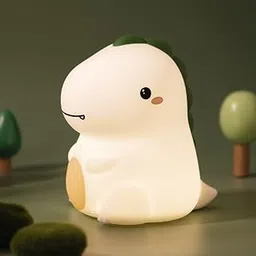 Dinosaur Nursery Night Lights for Toddler,Kids,Baby, Dino Night Lamp Ambient Warm Light Sleeping Companion, Bedroom Bedside Essential, Rechargeable Battery Powered Timming Auto-Off-picture-18