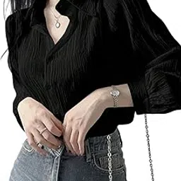 litzo Top for Women || Regular Fit Western Latest Stylish Office Wear Tops Women (L-47-50)-picture-42