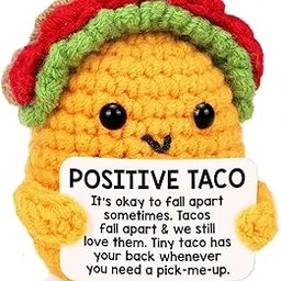 Crochet Toys, Handmade Positive Penguin Toy, Office Desk Decor and Crochet Gifts for Women Men, Baby Doll Toy for Christmas Gifts and Baby Room Decor-picture-18