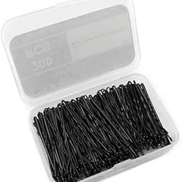 Premium Steel Bobby Hair Pins – Pack of 50, Black – Curved Strong Hold Hair Clips for Thick & Fine Hair, Smooth Ball-Tip Ends, Everyday & Bridal Styling-image-76
