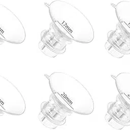 Flange Inserts, 6 Pcs Pump Parts for 15/17/18/19/20/21mm Flange/Shield, BPA-Free Inserts Compatible with Most Breast Pumps, Including Momcozy, Medela, Elvie, Spectra, and More, Ideal for Pumping Moms-image-7