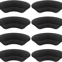 Peeruka Heel Grips Liner Cushions Inserts for Loose Shoes | Heel Pads for Too Big Shoes | Filler for Improved Fit & Comfort | Prevent Heel Slip & Blisters | 4 Pairs, Black | Men & Women-picture-32