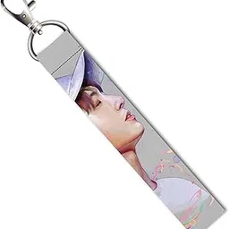 isee 360 K Pop Jun kook Lanyard Tag with Swivel Lobster for Gift Luggage Bags Backpack Laptop Bags L X H 5 X 0.8 INCH-picture-37