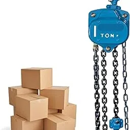 SWADESI KRAFTS P-Series Chain Pulley Block 3ton(1000-1500kg Safeload) HeavyDuty SingleFall Working Height 3meter Manual Hand Chain 10mm Load Chain 6mm Chain Block For Hand Operating Chain Block-image-16