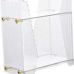 Merishopp Bathroom Organizer Countertop 2 Tier for Kitchen Countertop Bathroom Dresser Clear-picture-18