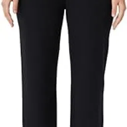 blissclub Women's Relaxed Fit Mid Rise Pants image 1