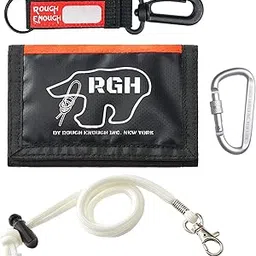 re rough enough Rough Enough Kids Wallets for Boys Teen Wallet with Lanyard Glow in the Dark Novelty Boy Gifts, Black, 5 x 3.4 inch, Casual-picture-30