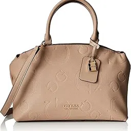 guess Women's Beige Textured Satchel Bag| Ladies Purse Handbags | Gift For Ladies-picture-22