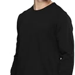 London Crew Round Neck Full Sleeve Regular Fit Casual Cotton Plain Solid Tshirt for Men Full-Solid-4-picture-15