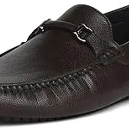 bata Red Label, ZALTAN,Brown Men's Loafer Shoes-picture-12