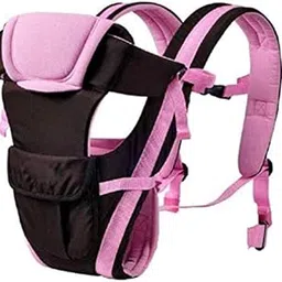 SmilyKid Baby Carrier Bag/Adjustable Hands Free 4 in 1 Baby/Baby Safety Belt/Child Safety Strip/Baby Sling Carrier Bag/Baby Back Carrier Bag Front Carry Facing (Pink)-picture-28