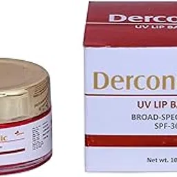Derconic UV Lip Balm for Glowing Pink Lips | SPF 30 & Vitamin A+C+E | Intense Moisturizer for Dry, Chapped Lips for 24 hours moisturised lips For Men & Women -10 gm (Pack Of 2)-picture-12