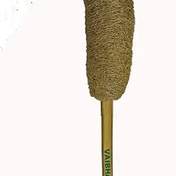 Vaibhav® Natural Loofah Body Brush for Bathing with Bamboo Wooden Handle | Herbal & Chemical-Free Exfoliating Scrubber for Men & Women | Eco-Friendly Shower Brush for Smooth, Glowing Skin-picture-57
