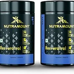Resveratrol veg Capsules | Value Pack | Powerful Antioxidant for Anti-Ageing, Heart Health, & Immunity | 60 Capsules (Pack of 2)-picture-19