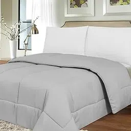 Sweet Home Collection Luxurious Down Alternative Brushed Microfiber Comforter,Silver,King-picture-18