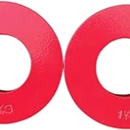 2Pcs Gym Micro Plates Add-on Change Weight Plate for Micro Loading Beginners 1kg Red| Sports Equipment | Outdoor Sports Gear | Exercise Gear-image-66