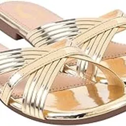 shoetopia Embellished Flats for Women & Girls|Cushioned Footbed|Casual, Ethnic, Party, Wedding, Festive|Comfortable image 1