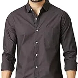 nadasm Men's Cotton Solid Slim Fit Casual Shirt with Pocket, Full Sleeve Shirt for Formal & Casual Wear-picture-52