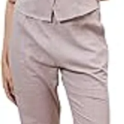 poshbery Grey pure cotton sleevless waistcoat with trouser-picture-8