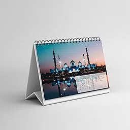 Visual Creation Beautiful Series Desk Calendar 2025 for Office Home Table Kids (A4) Beautiful-picture-31
