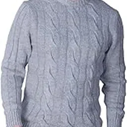 dzant Men's Sweater's Winter Wear Round Neck Full Sleeve Woolen Knitted Pullover-picture-14